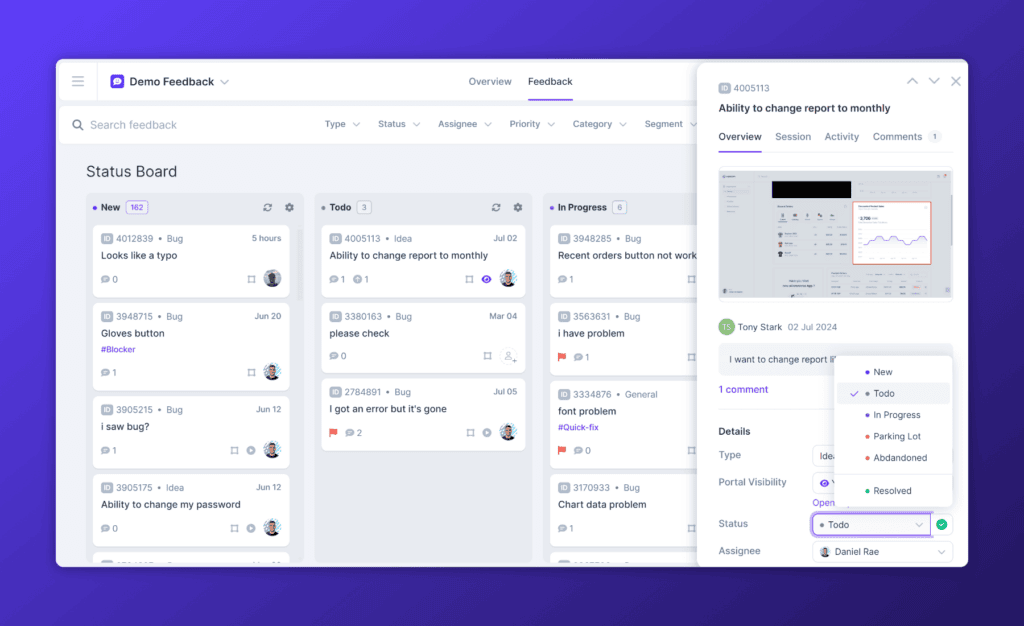 userback feedback collaboration