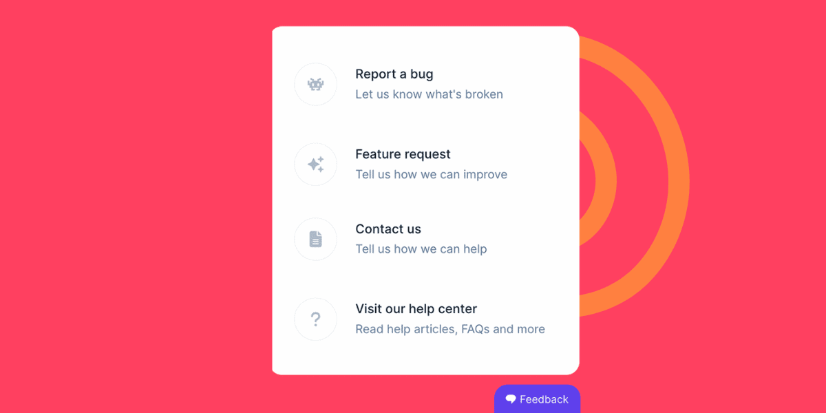 SaaS product feedback