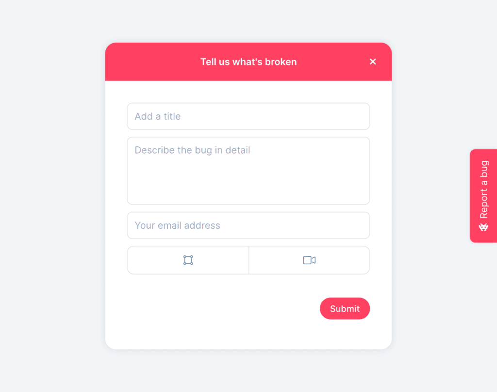 Bug Reporting Template