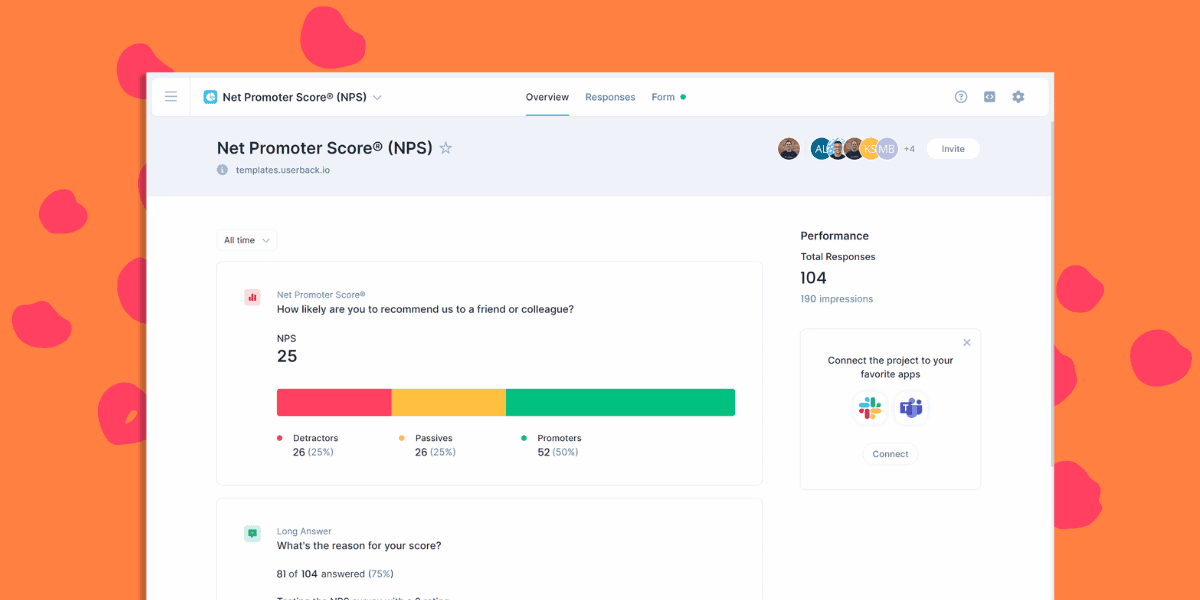 userback net promoter score