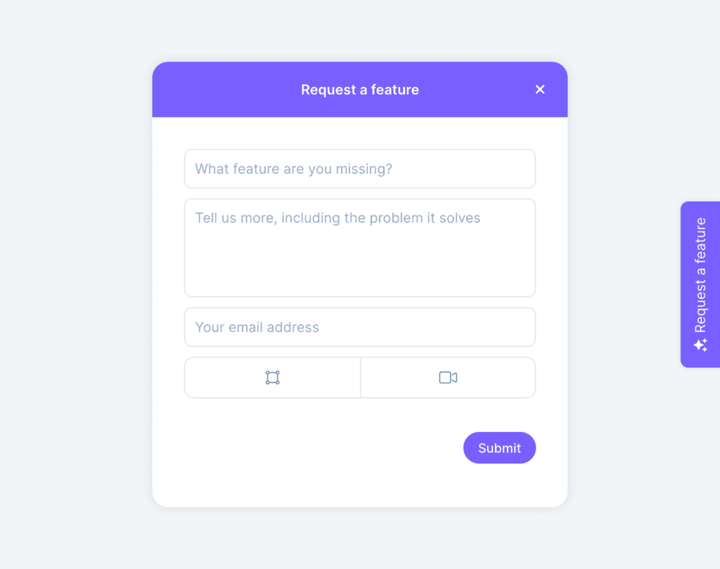 Feature Request Form Template