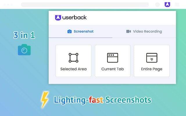 Userback screenshot tool