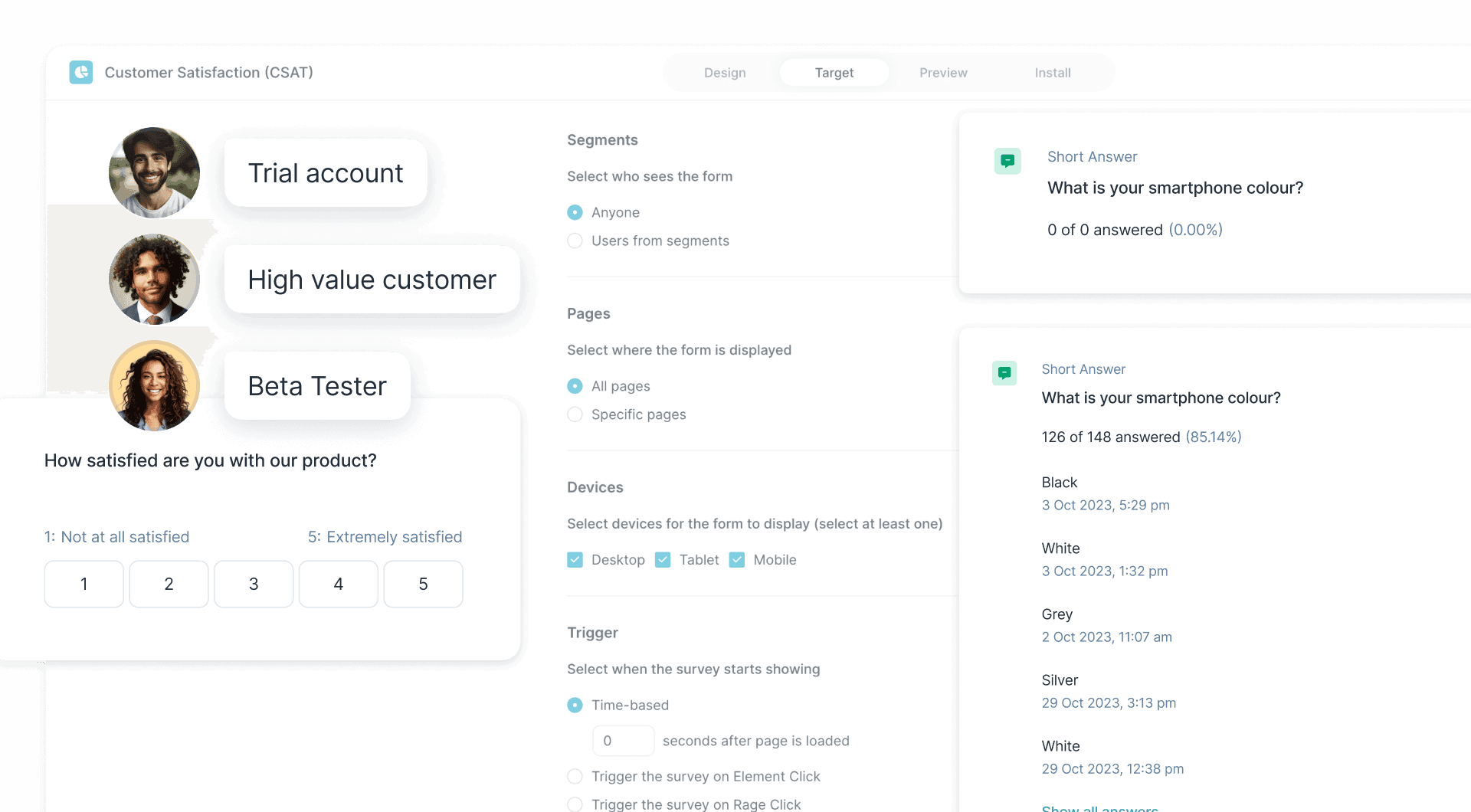 Understand user sentiment targeting