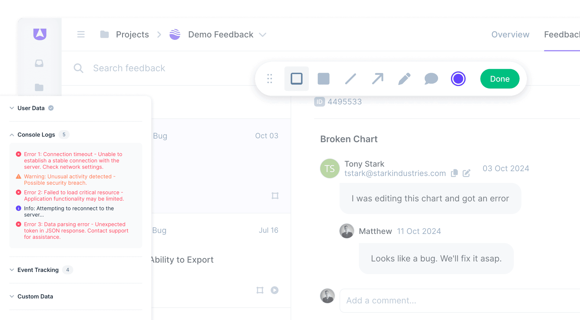 Userback video feedback for easy Software QA
