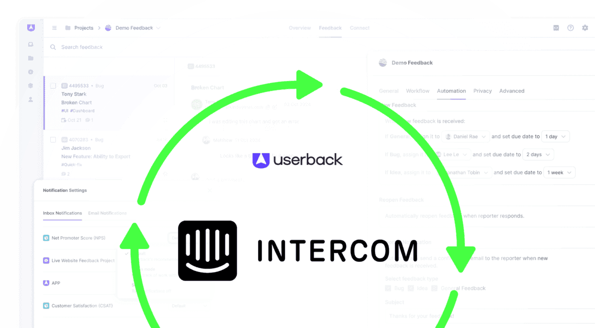 Userback Intercom Integration