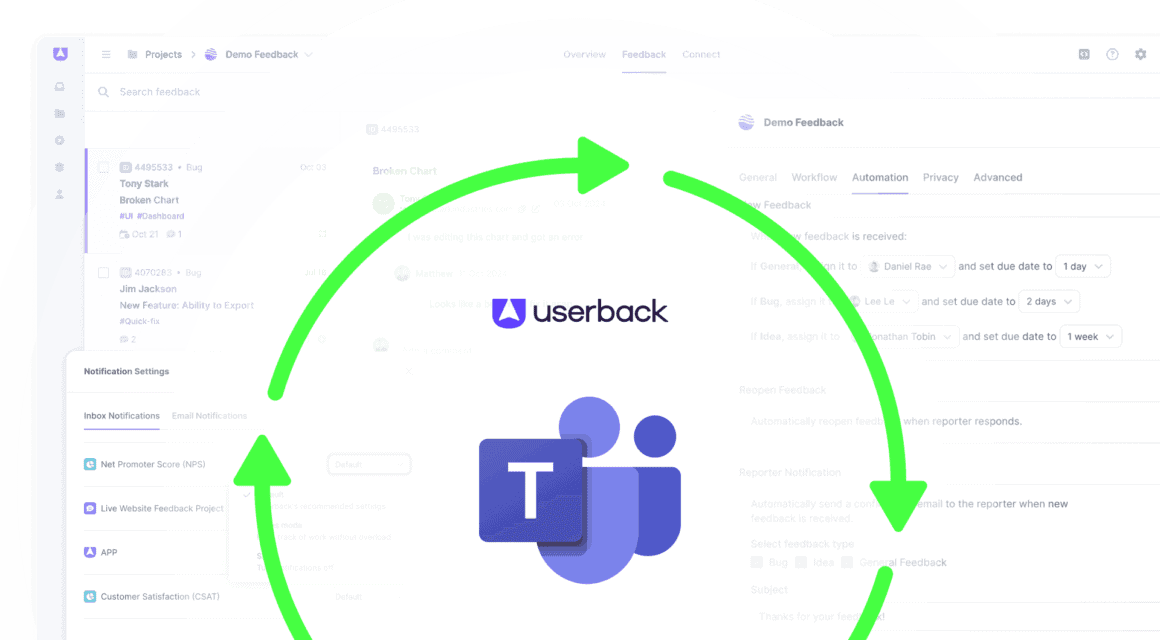 Userback Microsoft Teams Integration